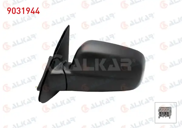 ALKAR 9031944 | Dış Dikiz Aynası Sol Elektrikli Isıtmalı Astarlı 5 Pin Honda Cr V II Rd 2001