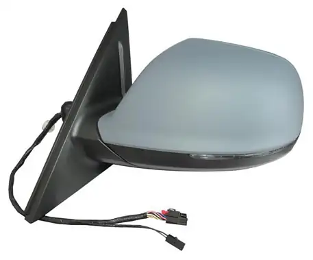 ALKAR 9043794 | Dış Dikiz Aynası Sol Elektrikli Asferık Isıtmalı Astarlı Katlanır Sinyalli 17 Pin Alt Aydınlatmalı Hafızalı Audi Q5 (8R) 2008 -