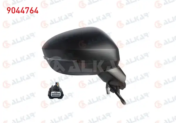 ALKAR 9044764 | Dış Dikiz Aynası Sağ Elektrikli Isıtmalı Astarlı Otomatik Katlanır Sinyalli Kör Noktalı 9 Pin Nissan Juke 2019