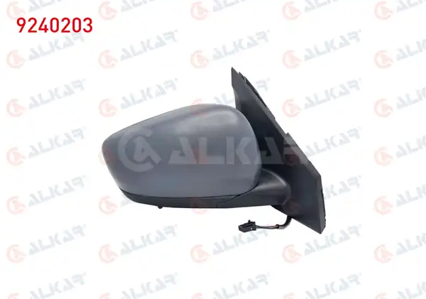 ALKAR 9240203 | Dış Dikiz Aynası Sağ Elektrikli Isıtmalı Astarlı Sensörlü 7 Pin Renault Express 2021