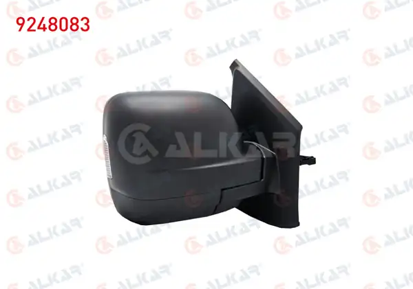 ALKAR 9248083 | Dış Dikiz Aynası Sağ Elektrikli Asferık Isıtmalı Sinyalli Sensörlü 9 Pin Renault Traffic 2014