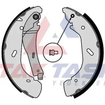 AP AP07790 | Fren Pabuç Balata Arka Ford Transit