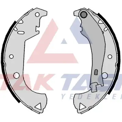 AP AP07810 | Fren Pabuç Balata Arka Fiat Doblo (119,223) 1.2İ Levyelı 228,6X42 mm 2001-2010 / Doblo 1.3 Mjt 2001-2010 / Doblo 1.9 JTD 2001-2010