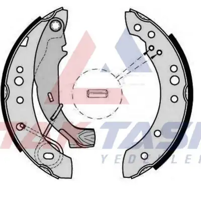 AP AP08150 | Fren Pabuç Balata Arka Levyelı 203 2x38mm Symbol II