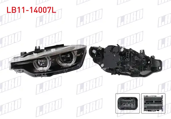 LABO LB11-14007L | Far Sol Led Bmw 3 Serisi F30 LCI 2016 2019