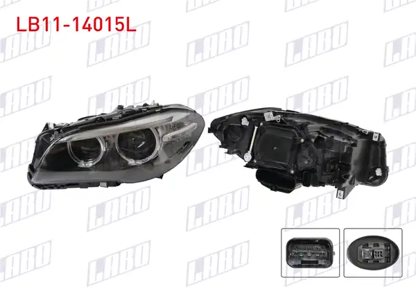 LABO LB11-14015L | Far Sol Xenon Bmw 5 Serisi F10 LCI 2014 2016
