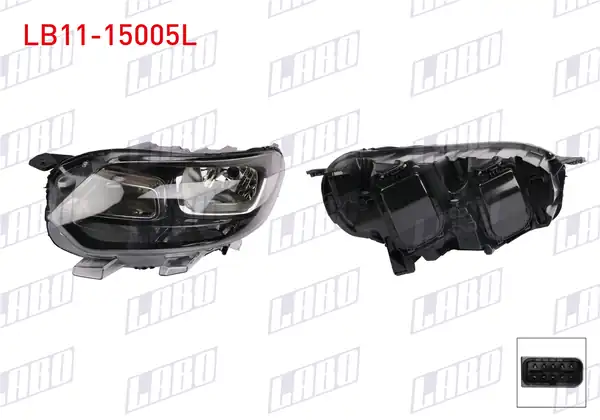 LABO LB11-15005L | Far Sol Citroen Jumpy 2018 Opel Vivaro C