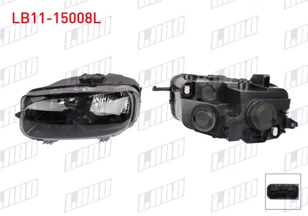 LABO LB11-15008L | Far Sol Citroen Berlingo 2018 Opel Combo Toyota Proace