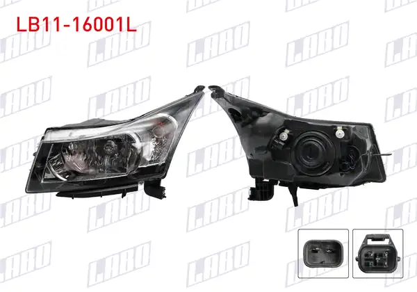 LABO LB11-16001L | Far Sol Elektrikli Siyah Chevrolet Cruze 09