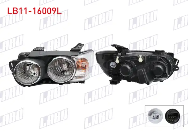 LABO LB11-16009L | Far Sol Krom Halkalı Chevrolet Aveo T300 2011