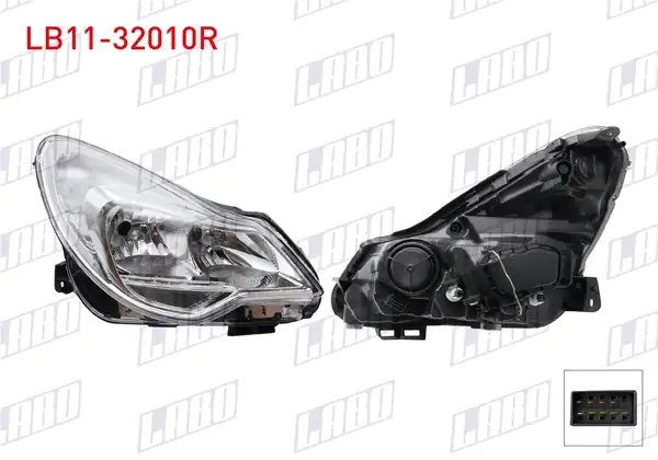 LABO LB11-32010R | Far Sağ Opel Corsa D 2007
