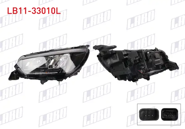 LABO LB11-33010L | Far Sol Ledli Peugeot 208 2019