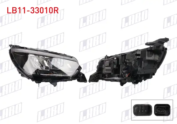 LABO LB11-33010R | Far Sağ Ledli Peugeot 208 2019