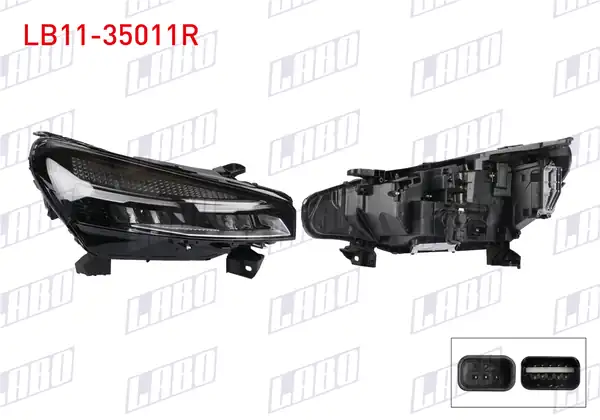 LABO LB11-35011R | Far Sağ Ledli Renault Clio V Faz 2 2024