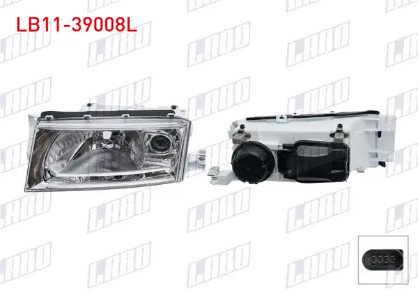 LABO LB11-39008L | Far Sol Merceksiz Sis Farlı Motorlu Skoda Octavia 1998 2010