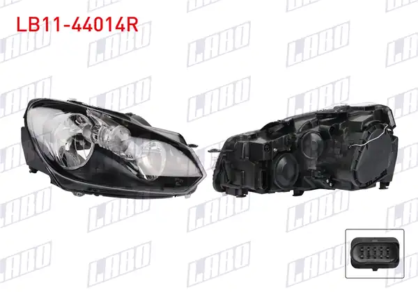 LABO LB11-44014R | Far Sağ Volkswagen Golf VI 2009 2012