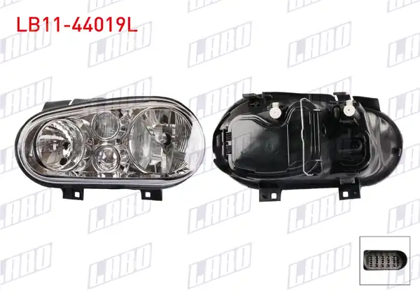 LABO LB11-44019L | Far Sol Sis Farsiz Motorsuz Volkswagen Golf IV 1998