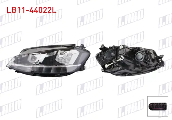 LABO LB11-44022L | Far Sol Volkswagen Golf 7 5 5g1 Bq1 Be1 Be2 2017 2020