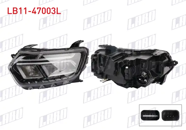 LABO LB11-47003L | Far Sol Krom Çerçeve Dacia Duster 2021