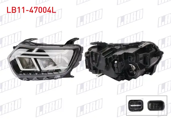 LABO LB11-47004L | Far Sol Beyaz Çerçeve Dacia Duster 2023