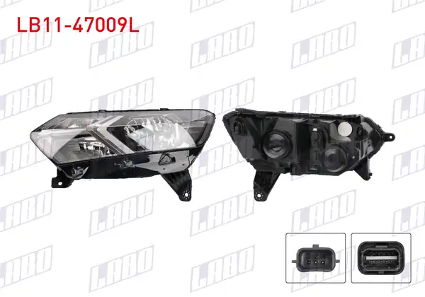 LABO LB11-47009L | Far Sol Motorlu Ledsiz Dacia Sandero 2022