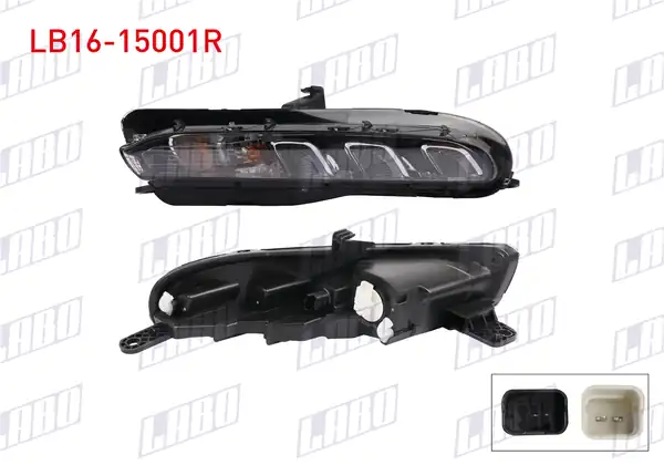 LABO LB16-15001R | Gündüz Farı Sağ Citroen Berlingo 2018 Opel Combo Toyota Proace