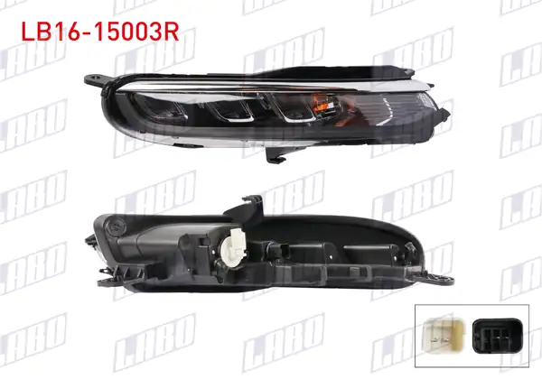 LABO LB16-15003R | Gündüz Farı Sağ Citroen C3 2020