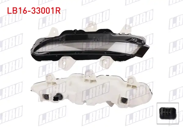 LABO LB16-33001R | Gündüz Farı Sağ Peugeot 208 2019 P2008 2019