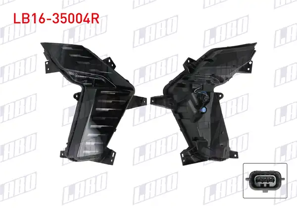 LABO LB16-35004R | Gündüz Farı Sağ Ledli Renault Clio V Faz 2 2024