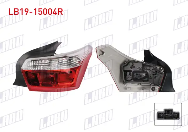 LABO LB19-15004R | Stop Sağ Dış Citroen Elysee 2013 2016