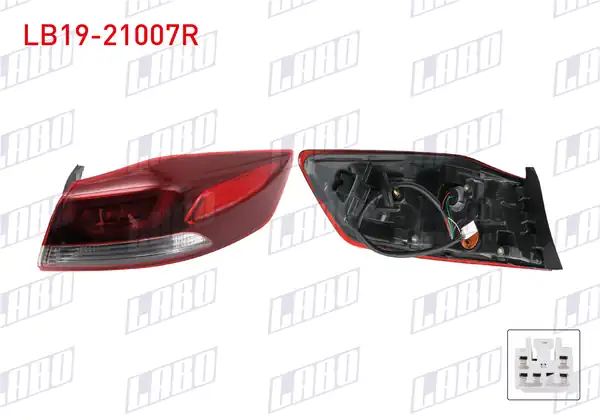 LABO LB19-21007R | Stop Sağ Dış Ledli Hyundai Elantra 16 18