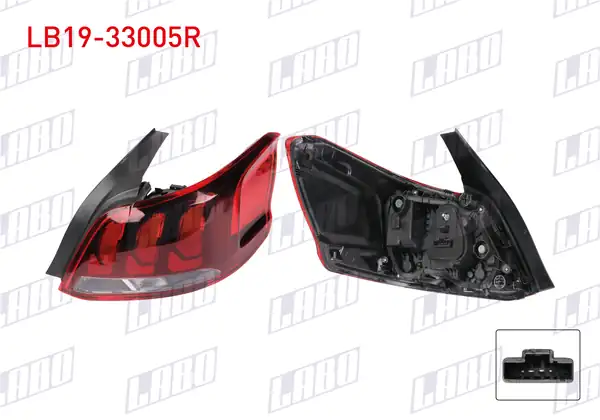 LABO LB19-33005R | Stop Sağ Peugeot 301 2017
