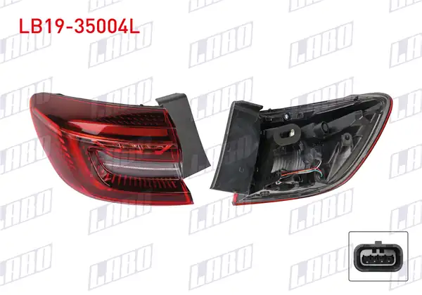 LABO LB19-35004L | Stop Sol Dış Renault Clio V Touch 2021