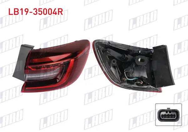 LABO LB19-35004R | Stop Sağ Dış Renault Clio V Touch 2021