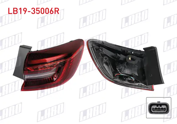 LABO LB19-35006R | Stop Sağ Dış Renault Clio V İcon 2021