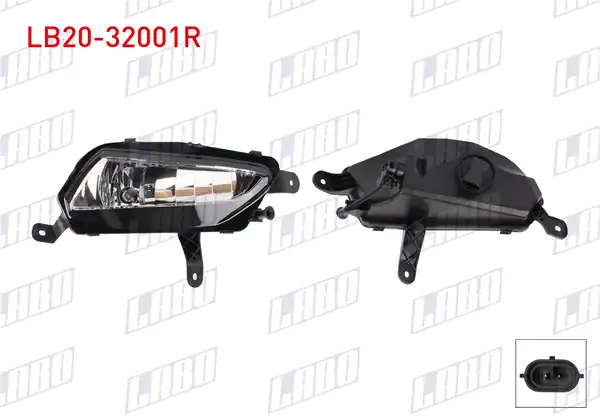LABO LB20-32001R | Sis Farı Sağ Opel Astra K 2017 2019