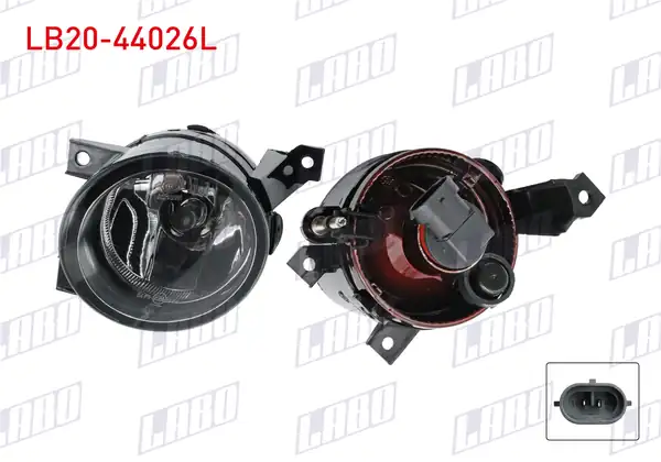 LABO LB20-44026L | Sis Farı Sol Ampullu Volkswagen Touran 2003 2008 Caddy 2004 2008