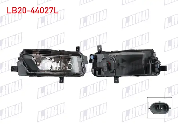 LABO LB20-44027L | Sis Farı Sol Ampullu Volkswagen Caddy 2016