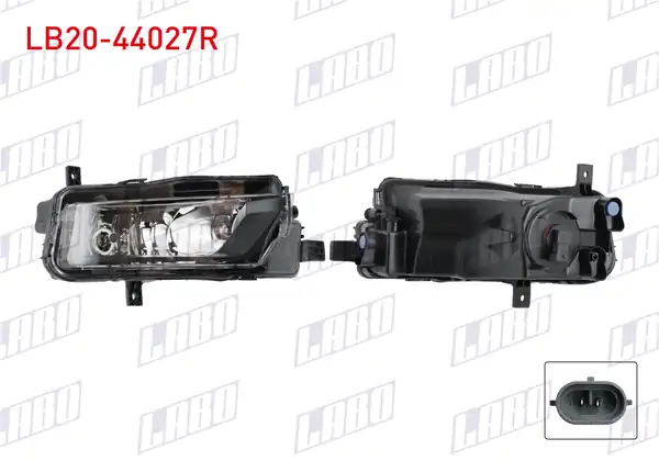 LABO LB20-44027R | Sis Farı Sağ Ampullu Volkswagen Caddy 2016