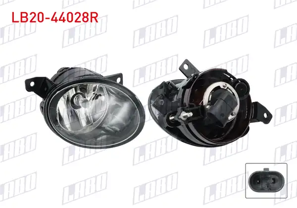 LABO LB20-44028R | Sis Farı Sağ Ampullu Volkswagen Caddy 2021 2023 Crafter 2012 2016 Amarok 2011 2022