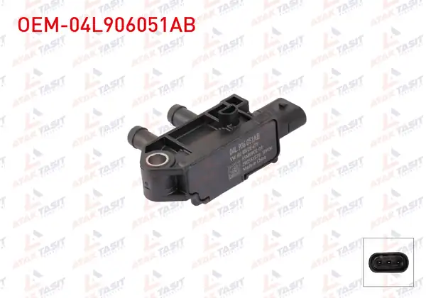 OEM OEM-04L906051AB | Fark Basınç Sensoru Volkswagen Golf 2014-/ Passat 2015-/ Polo 2018-/ Seat Leon 2017-/ Crafter 2017-/ 1.6 TDI, 2.0 TDI