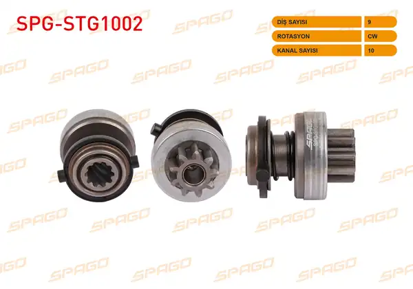 SPAGO Spg Stg1002 Marş Dişlisi 9 Dış Cw 10 Kanal B Tipi Bmw 3 E30 1982 1992 5 E39 1995 2003 Land Rover Defender 2 5