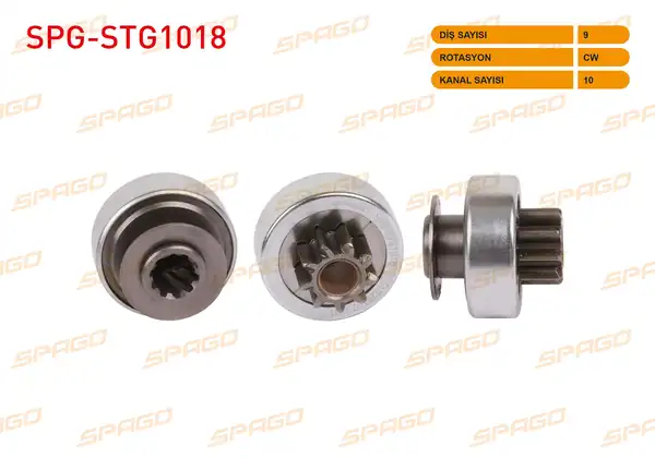 SPAGO Spg Stg1018 Marş Dişlisi 9 Dış Cw 10 Kanal V Tipi Fiat Albea 1 3 Mjt Doblo 1 3 Mjt Opel Corsa 1 3 CDTI