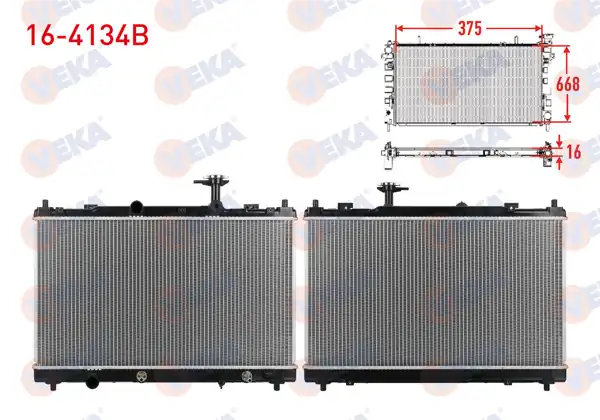 VEKA 16-4134B | Su Radyatörü Brazing Suzuki Vitara Ly 1.6 6 Vites A-T 2015 -