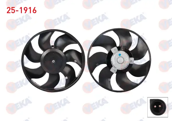 VEKA 25-1916 | Fan Motoru Su Klima Tekli Fanlı Ford Escort 1 3 1 4 1 6 Ac 1990 1995