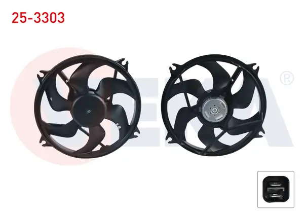 VEKA 25-3303 | Fan Motoru (Su + Klima) Peugeot Partner (5,5F) 1.9 D 460 Watt Klimalı 1996-2008