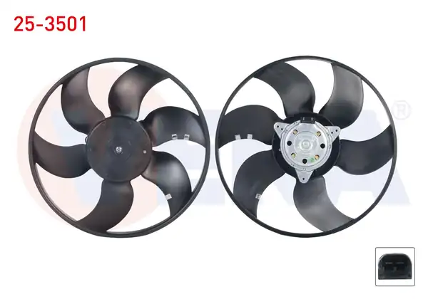 VEKA 25-3501 | Fan Motoru Motor Pervane Su Radyatörü Renault Clio II Bb0 1 2 Cb0 1 2 1 5 dCi 1998 2005