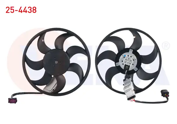 VEKA 25-4438 | Fan Motoru Sağ Volkswagen Touareg 2.5 R5 TDI 3.0 TDI 2002-2010 / Porsche Cayenne 3.0 TDI 2002-2010 / Audi Q7 3.0 TDI 2006-2015