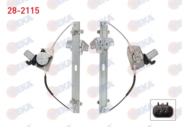 VEKA 28-2115 | Cam Krikosu Elektrikli Sol Ön Motorlu Hyundai Accent Era 1 4i 16v 1 5 CRDI 1 6 Cvvt 2006 2012