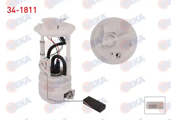 VEKA 34-1811 | Yakıt Depo Şamandırası 3 Bar Kafa Olcusu 135mm Fiat Marea